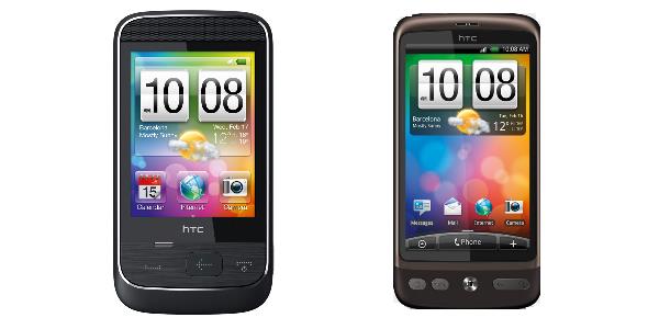 htc_smart_htc_desire HTC Smart und HTC Desire