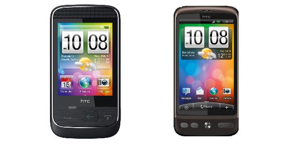 HTC Smart und HTC Desire